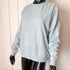 Baby Blue Fila Crew Neck sweater. With Pockets!! Size XXL.